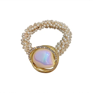 Bandes de cheveux avec perles artificielles
