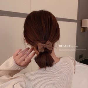 Chouchou cheveux en peluche