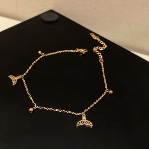 Bracelet de cheville en acier titane