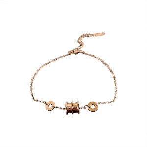 Bracelet de cheville en acier titane