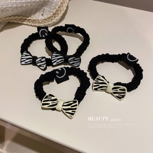 Boucle de cheveux arc avec rayure de zèbre