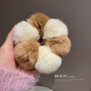 Chouchou cheveux en Peluche