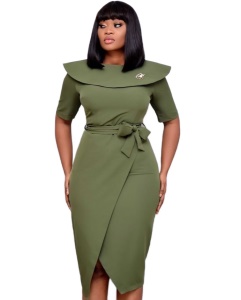 Robe mi-longue