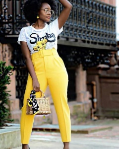 Pantalon avec ceinture