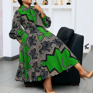 Robe style africain pour sortie et boulot