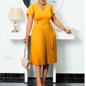 Robe taille haute