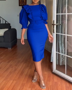 Robe Manches moyennes