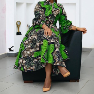 Robe style africain pour sortie et boulot