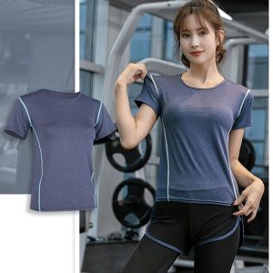 Vêtements de sport de fitness Top col rond