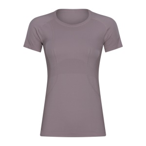 T-shirt de sport respirant à manches courtes et col rond
