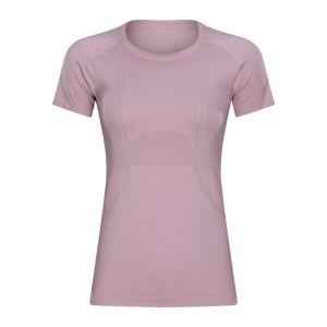 T-shirt de sport respirant à manches courtes et col rond