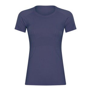 T-shirt de sport respirant à manches courtes et col rond