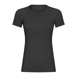 T-shirt de sport respirant à manches courtes et col rond
