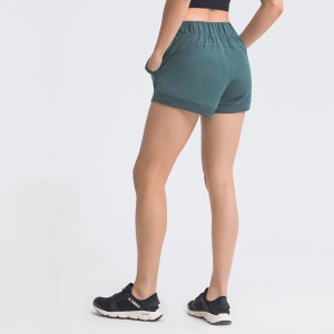 Short de sport  unicolore à séchage rapide